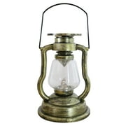 LED Solar Vintage Lantern, Solar Lantern Outdoor Hanging Flickering Metal Antique Lantern for Garden Patio Deck Yard Path